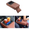 Unbranded Waterproof Car Center Console Cover Leather Armrest Cover Cushion