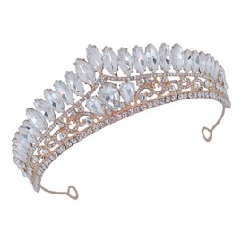 VICASKY Elegant Wedding Crown Headband Unique Baroque Design Bridal Tiara for Women Wedding Accessories for Birthday and Special Occasions Fine Detail and Fashionable Style