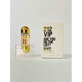 212 VIP BY CAROLINA HERRERA WOMEN MINI PERFUME EDP SPLASH 0.17 OZ 5 ML NIB