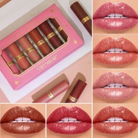Kit Lápiz Labial Perlado Clásico Duradero