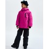 GEMYSE Girl's Waterproof Ski Snow Jacket Fleece Windproof Winter Jacket