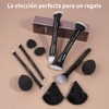 Maange 12pcs Brochas Maquillaje Doble Punta Esponjas Pulir Líquidos Cremas