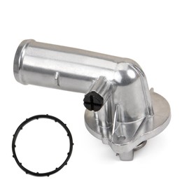 MILIPARTS Aluminum Coolant Thermostat Housing Assembly Compatible with 2011-2015 Dodge Durango 2011-2015 Jeep Grand Cherokee 2012-2017 Wrangler 2018 JK 3.6L V6 5184651AF