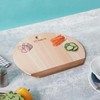 Advanced Door HANAKO Shimanto Hinoki D-shaped Cutting Board 0.3 inch