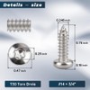 #14 x 3/4" Pan Torx Head Self Tapping Screws for