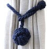 JQWUPUP Rustic Curtain Tiebacks - Outdoor Curtain Holdbacks Holders -