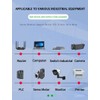 DRRI M12 - Cable blindado Ethernet de 4 pines macho