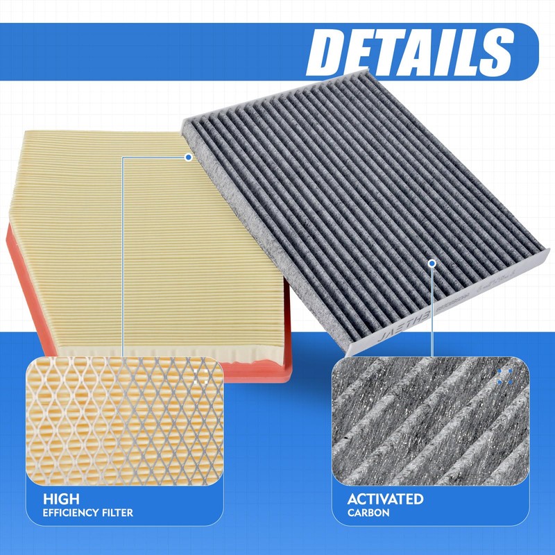 Engine & Cabin Air Filter Set for Chrysler-3.6L V6 Grand