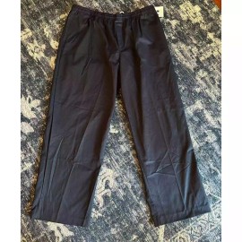 Dennis Uniform Pants Elastic Drawstring Waist Navy Blue Unisex Adult XXL NEW