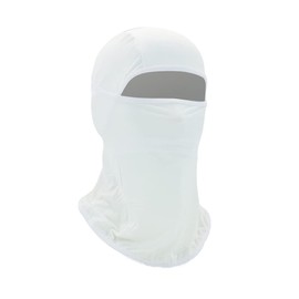 EVD-X Balaclava Pasamontañas Militar Táctico, Motocicleta, Multifuncional, Termico, Ciclismo, Protección UV, Sol, Viento, Polvo (White)
