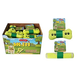 Diamond Visions 01-1110 Bone or Stick Dog Toy Multipack in Tennis Ball Yellow (2 Stick Shaped Toys)
