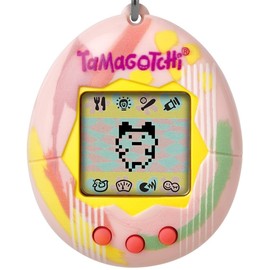 Bandai - Tamagotchi - Tamagotchi Original - Art Style - Electronic Virtual Animal with Colour Display, 3 Buttons and Games - Interactive Animal in German - Children's Toy from 8 Years - 42883