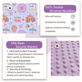 Viviland Toddler Nap Mat, Rolled Sleeping Mats with Pillow and Minky Dot Blanket, Large Thick Kids Girls Slumber Bag/Sleeping Mat for Preschool, Daycare, Kindergarten, Travel Camping