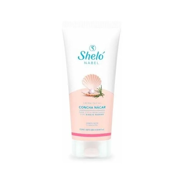 Crema Facial Concha Nácar Sheló Manchas, Cicatrices Y Paño Tipo