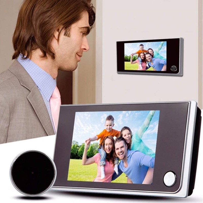 3.5 inch Digital Doorbell LCD 120 Degree Eye Electronic Peephole
