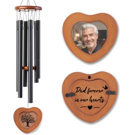 Memorial Wind Chimes for Loss of Father - 36'' Outside Sympathy Wind Chimes Gifts for Loss of Dad, Windchimes in Memory of Dad Father, Home Outdoor Garden Porch Patio Decor