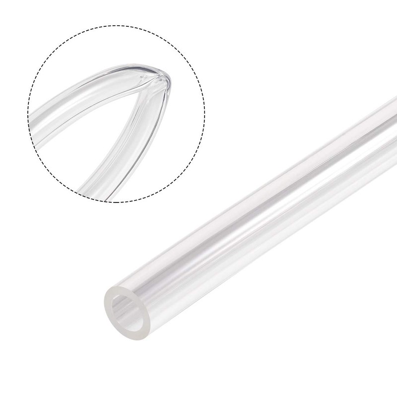 sourcing map PVC Vinyl Hose 12mm Internal Dia. x 16mm