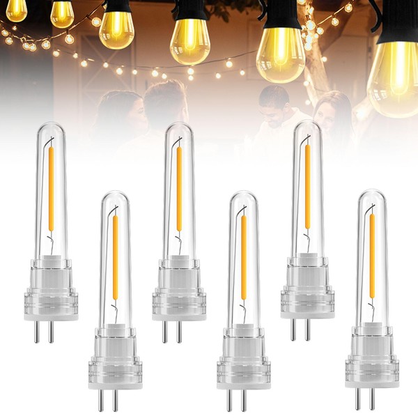 Lustaled S14 LED Bulbs for Outdoor String Light Bulbs Replacement,