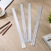 EBOOT 12 Pack 18 Inch Stainless Steel Rulers, Metal Rulers
