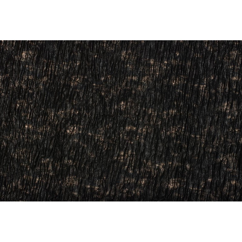 styleBREAKER loop scarf in antique metallic look with pleats, snood,