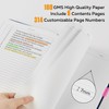 FOCUS DAY Leather Lined Notebook Journal, 320 Pages Hardcover Notebook