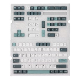 Mechanical Keyboard Keycap 128 Key PBT Keycap Set Contrasting Colors Style for DIY Replacement Keyboard Accessories Botanical Garden