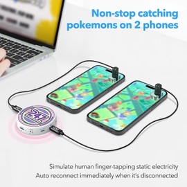 Mcbazel PhotoFast 247 Dual Auto Catcher with Auto-tap, Auto Reconnect, Over 1-Hour Connection Function Compatible with iOS & Android