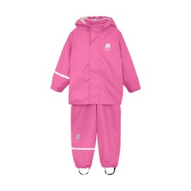 Celavi Girls Two Piece Rain Suit in Many Colours Rain Jacket (Celavi Zweiteiliger Regenanzug in Vielen Farben) - pink, size: 130