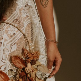 Vavily Chunky Gold Chain Bracelet | 18K Gold Wide Link Chain Bracelets | Layered Chain Bracelet for Women Small Wrist