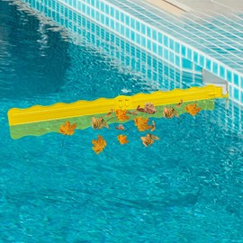 Pool Skimmer Arm, Skimmer Guard, Pool Skimmer, Pool Debris Skimmer Catcher, Hands Free Pool Skim-It Fits Most Skimmer Systems on In-ground Pools Outfall Within 4’ to 6.7’ - Yellow