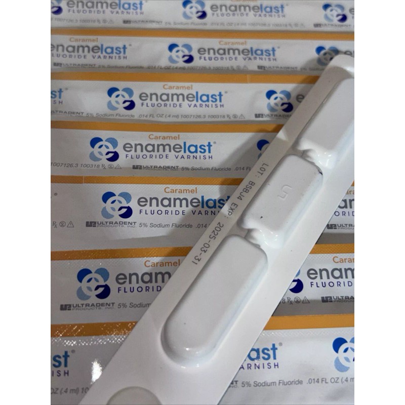 Enamelast 10x Lot - Enamelast Flouride Varnish Caramel