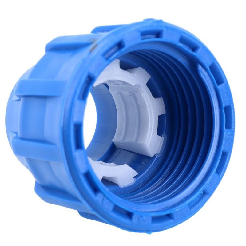 25mm x 1/2" MDPE Wall Elbow Outside Tap Fitting Threaded