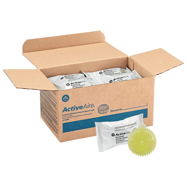 ActiveAire Powered Whole-Room Freshener Dispenser Refill by GP PRO (Georgia-Pacific); Citrus; 48285; 12 Cartridges Per Case