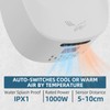 Virellionixis Electric Hand Dryer for Home Bathroom, 1000W Touchless Electric