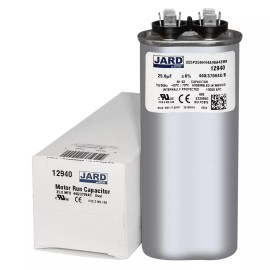 JARD 25 uf MFD 370 440 VAC OVAL Capacitor 12940 Replaces C325L C425L 97F9804 27L961
