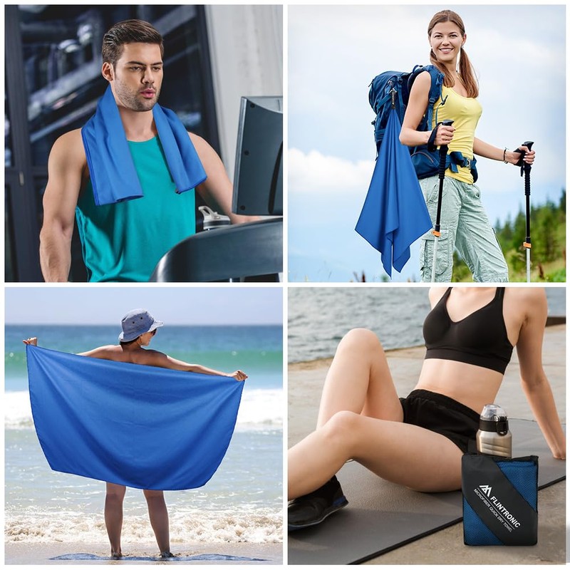 flintronic Microfibre Towel 180 x 90 cm