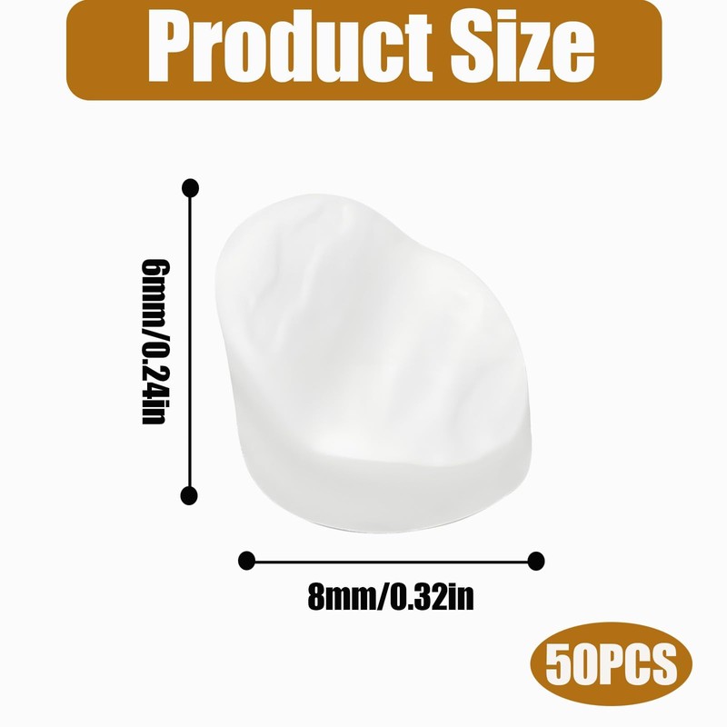 50PCS Entry Door Plugs,Door Frame Plugs Diameter 5/16" x 1/4",Doors