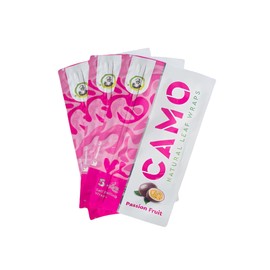 Afghan Natural Leaf Camo Wraps - Offical Camo Cones sticker included (Passion Fruit - 6 Pack)