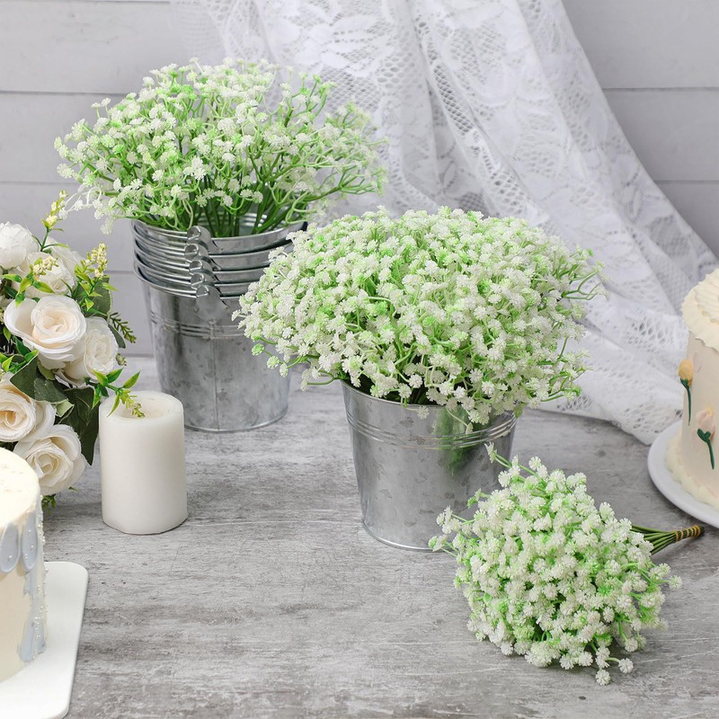 Ninehaoou 228 Pcs Artificial Wedding Flowers Decor Baby Breath Flowers