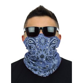 Mato & Hash Multi Functional Tube Bandana | Classic Paisley Bandana Pattern