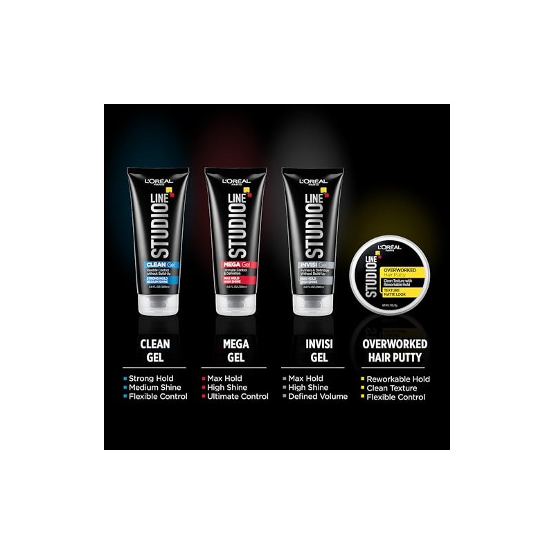 L'Oreal Paris Studio Line INVISI Gel, Strong Hold 6.80 oz