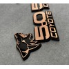usa Standard COYOTE 5.0 Emblem Badges Bronze On BLACK EDITION