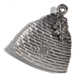 Crosby & Taylor Beehive Pewter Teabag Holder Trinket Dish