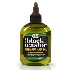 Difeel Aceite de ricino negro jamaicano superior para el cabello, 7.1 onzas