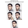 Beard Shaping Tool Template for Shaving, Shaper Suitable for Trimming