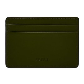 FOSSIL Steven Card Case Deep Olive, Deep Olive, Minimalist