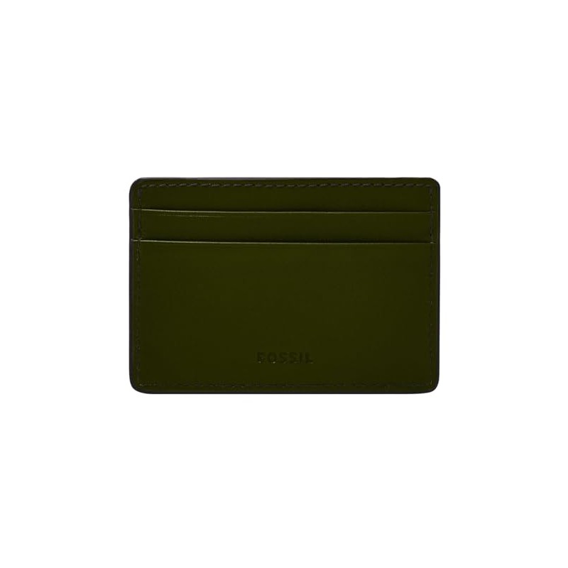 FOSSIL Steven Card Case Deep Olive, Deep Olive, Minimalist
