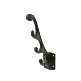 Dulton Wave Hook Iron Parts Wave Hook, Antique Black, Height 7.5 x Width 1.6 x Depth 6.9 inches (190 x 40 x 175 mm), Wave HOOK A.BLK S355-107ABK