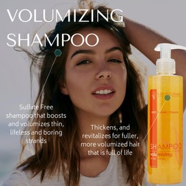 RD Alchemy - 100% Natural & Organic Volumizing Shampoo - Thickens, Plumps, and Volumizes Flat Hair while Cleansing Naturally