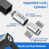 YIFMOO Folding Bicycle Lock, 78 cm Bicycle Lock, High Security